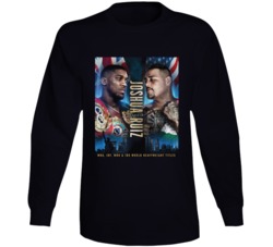 Anthony Joshua Vs Andy Ruiz Boxing Fan Distressed Look Fight Poster Lo