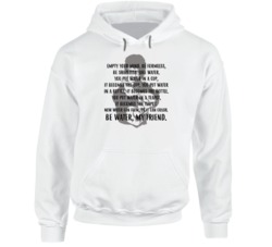 Bruce Lee Empty Your Mind Inspirational Quote Fan Hoodie Bruce Lee Empty Your Mind Inspirational Quote Fan Hoodie