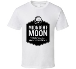 Midnight Moon Moonshine Whiskey Label Logo T Shirt Midnight Moon Moonshine Whiskey Label Logo T Shirt