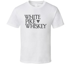 White Pike Moonshine Whiskey Label Logo T Shirt White Pike Moonshine Whiskey Label Logo T Shirt