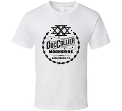 Doc Collier Moonshine Gatlinburg Tn Whiskey Label Logo T Shirt Doc Collier Moonshine Gatlinburg Tn Whiskey Label Logo T Shirt