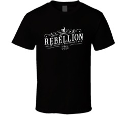 Rebellion Roast House Moonshine Bar Restaurant Logo Drinking Fan T Shi Rebellion Roast House Moonshine Bar Restaurant Logo Drinking Fan T Shi