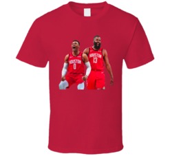 Russell Westbrook James Harden Houston Basketball T Shirt Russell Westbrook James Harden Houston Basketball T Shirt