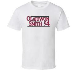 Hakeem Olajuwon Kenny Smith 1994 Houston Basketball Sports Fan T Shirt Hakeem Olajuwon Kenny Smith 1994 Houston Basketball Sports Fan T Shirt