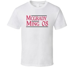 Tracy Mcgrady Yao Ming 2008 Houston Basketball Sports Fan T Shirt Tracy Mcgrady Yao Ming 2008 Houston Basketball Sports Fan T Shirt