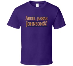 Kareem Abdul Jabbar Magic Johnson 1980 Los Angeles L Basketball Fan T Kareem Abdul Jabbar Magic Johnson 1980 Los Angeles L Basketball Fan T