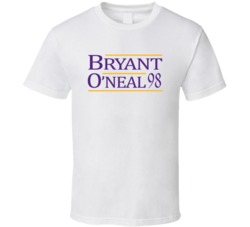 Bryant O'neal 1998 Los Angeles L Basketball Sports Fan T Shirt Bryant O'neal 1998 Los Angeles L Basketball Sports Fan T Shirt