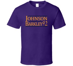 Kevin Johnson Charles Barkley 1992 Phoenix Basketball Fan T Shirt Kevin Johnson Charles Barkley 1992 Phoenix Basketball Fan T Shirt