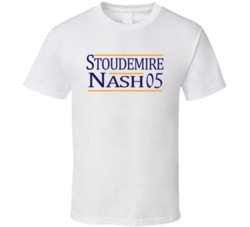 Amar'e Stoudemire Steve Nash 2005 Phoenix Basketball Sports Fan T Shir Amar'e Stoudemire Steve Nash 2005 Phoenix Basketball Sports Fan T Shir
