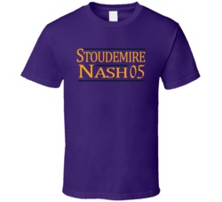 Amar'e Stoudemire Steve Nash 2005 Phoenix Basketball Fan T Shirt Amar'e Stoudemire Steve Nash 2005 Phoenix Basketball Fan T Shirt