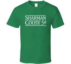 Bill Sharman Bob Cousy 1959 Boston Basketball Fan T Shirt Bill Sharman Bob Cousy 1959 Boston Basketball Fan T Shirt