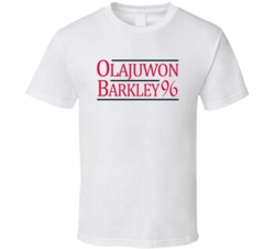 Hakeem Olajuwon Charles Barkley 1996 Houston Basketball Sports Fan T S Hakeem Olajuwon Charles Barkley 1996 Houston Basketball Sports Fan T S