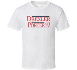 Clyde Drexler Terry Porter 1990 Portland Basketball Sports Fan T Shirt Clyde Drexler Terry Porter 1990 Portland Basketball Sports Fan T Shirt