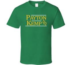Gary Payton Shawn Kemp 1996 Seattle Basketball Fan T Shirt Gary Payton Shawn Kemp 1996 Seattle Basketball Fan T Shirt