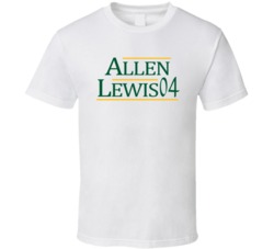 Ray Allen Rashard Lewis 2004 Seattle Basketball Sports Fan T Shirt Ray Allen Rashard Lewis 2004 Seattle Basketball Sports Fan T Shirt
