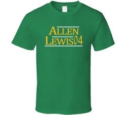 Ray Allen Rashard Lewis 2004 Seattle Basketball Fan T Shirt Ray Allen Rashard Lewis 2004 Seattle Basketball Fan T Shirt