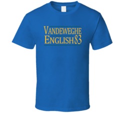 Kiki Vandeweghe Alex English 1983 Denver Basketball Fan T Shirt Kiki Vandeweghe Alex English 1983 Denver Basketball Fan T Shirt