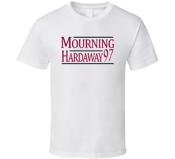 Alonzo Mourning Tim Hardaway 1997 Miami Basketball Sports Fan T Shirt Alonzo Mourning Tim Hardaway 1997 Miami Basketball Sports Fan T Shirt