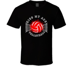 Kiss My Ace Volleyball Team Funny Team Name Sports Fan T Shirt