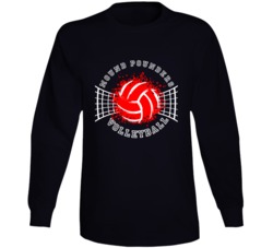 Mound Pounders Volleyball Team Funny Team Name Sports Fan Long Sleeve