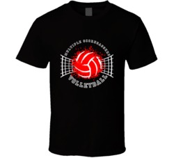 Multiple Scoregassers Volleyball Team Funny Team Name Sports Fan T Shi