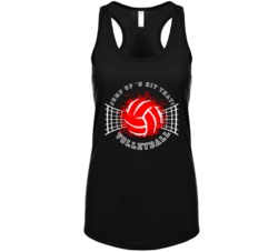 Jump Up 'n Hit That Volleyball Team Funny Team Name Sports Fan Womens 