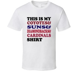 This Is My Arizona Hockey Basketball Baseball Football Sports Teams Ma