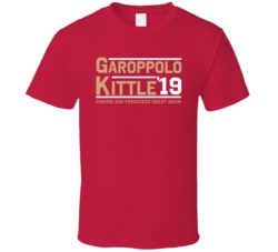 Garoppolo Kittle Make San Francisco Great Again Baseball T Shirt Garoppolo Kittle Make San Francisco Great Again Baseball T Shirt