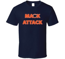 Khalil Mack Attack Chicago Football T Shirt Khalil Mack Attack Chicago Football T Shirt