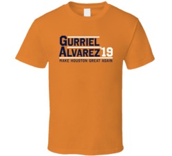 Yordan Alvarez Yuli Gurriel Make Houston Great Again Baseball T Shirt Yordan Alvarez Yuli Gurriel Make Houston Great Again Baseball T Shirt