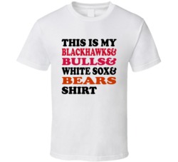 This Is My Chicago Hockey Basketball Baseball Football Sports Teams Ma