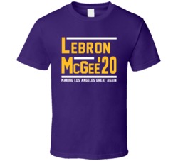 Lebron James Javale Mcgee For President Los Angeles Basktball Campaign Lebron James Javale Mcgee For President Los Angeles Basktball Campaign