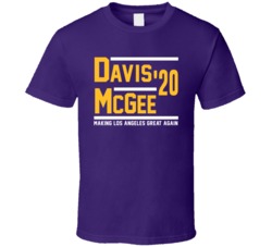 Anthony Davis Javale Mcgee For President Los Angeles Basktball Campaig Anthony Davis Javale Mcgee For President Los Angeles Basktball Campaig