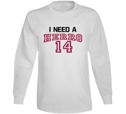 Tyler Herro I Need A Herro Miami Basketball Fan Long Sleeve Tyler Herro I Need A Herro Miami Basketball Fan Long Sleeve
