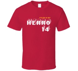 Tyler Herro Is My Herro 14 Funny Miami Basketball Fan T Shirt Tyler Herro Is My Herro 14 Funny Miami Basketball Fan T Shirt