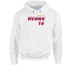 Tyler Is My Herro 14 Tyler Herro Miami Basketball Fan Hoodie Tyler Is My Herro 14 Tyler Herro Miami Basketball Fan Hoodie