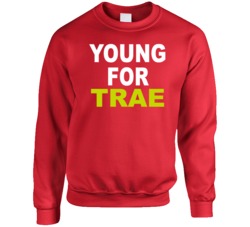 Young For Trae Atlanta Basketball Trae Young Sports Fan Crewneck Sweat Young For Trae Atlanta Basketball Trae Young Sports Fan Crewneck Sweat