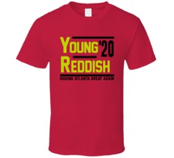 Trae Young Cam Reddish For President Atlanta Basktball Campaign Fan T Trae Young Cam Reddish For President Atlanta Basktball Campaign Fan T