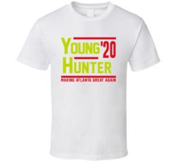 Trae Young De'andre Hunter For President Atlanta Basktball Fan T Shirt Trae Young De'andre Hunter For President Atlanta Basktball Fan T Shirt