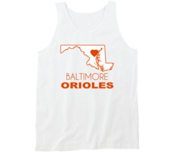 Baltimore Maryland Baseball Team State Love Fan Tanktop Baltimore Maryland Baseball Team State Love Fan Tanktop