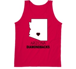 Phoenix Arizona Baseball Team State Love Fan Tanktop Phoenix Arizona Baseball Team State Love Fan Tanktop