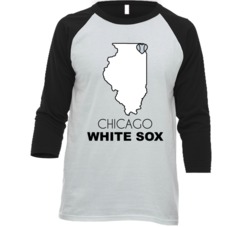 Chicago W Illinois Baseball Team State Love Fan Raglan T Shirt Chicago W Illinois Baseball Team State Love Fan Raglan T Shirt