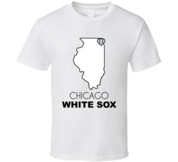Chicago W Illinois Baseball Team State Love Fan T Shirt Chicago W Illinois Baseball Team State Love Fan T Shirt
