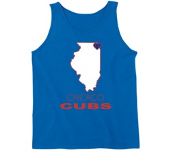Chicago C Illinois Baseball Team State Love Fan Tanktop Chicago C Illinois Baseball Team State Love Fan Tanktop