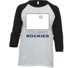 Denver Colorado Baseball Team State Love Fan Raglan T Shirt Denver Colorado Baseball Team State Love Fan Raglan T Shirt
