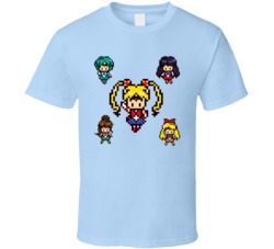 Sailor Moon 8bit Vintage T Shirt