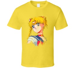 Sailor Moon Vintage Retro Distressed T Shirt