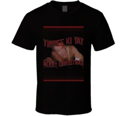 Yippee Ki Yay Die Hard Ugly Christmas Sweater T Shirt Yippee Ki Yay Die Hard Ugly Christmas Sweater T Shirt