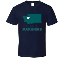 Seattle Washington Baseball Team State Love Fan T Shirt Seattle Washington Baseball Team State Love Fan T Shirt