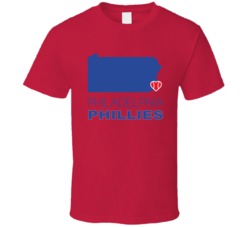Philadelpia Pennsylvania Baseball Team State Love Fan T Shirt Philadelpia Pennsylvania Baseball Team State Love Fan T Shirt